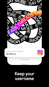 스레드, Instagram 앱 - Instagram의 텍스트 기반 대화-스레드로 더 자세히 말하십시오. 미디어 1