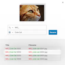 neoRename - WP plugin to rename images gallery image