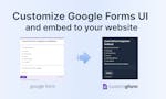 Customize UI for Google Forms image