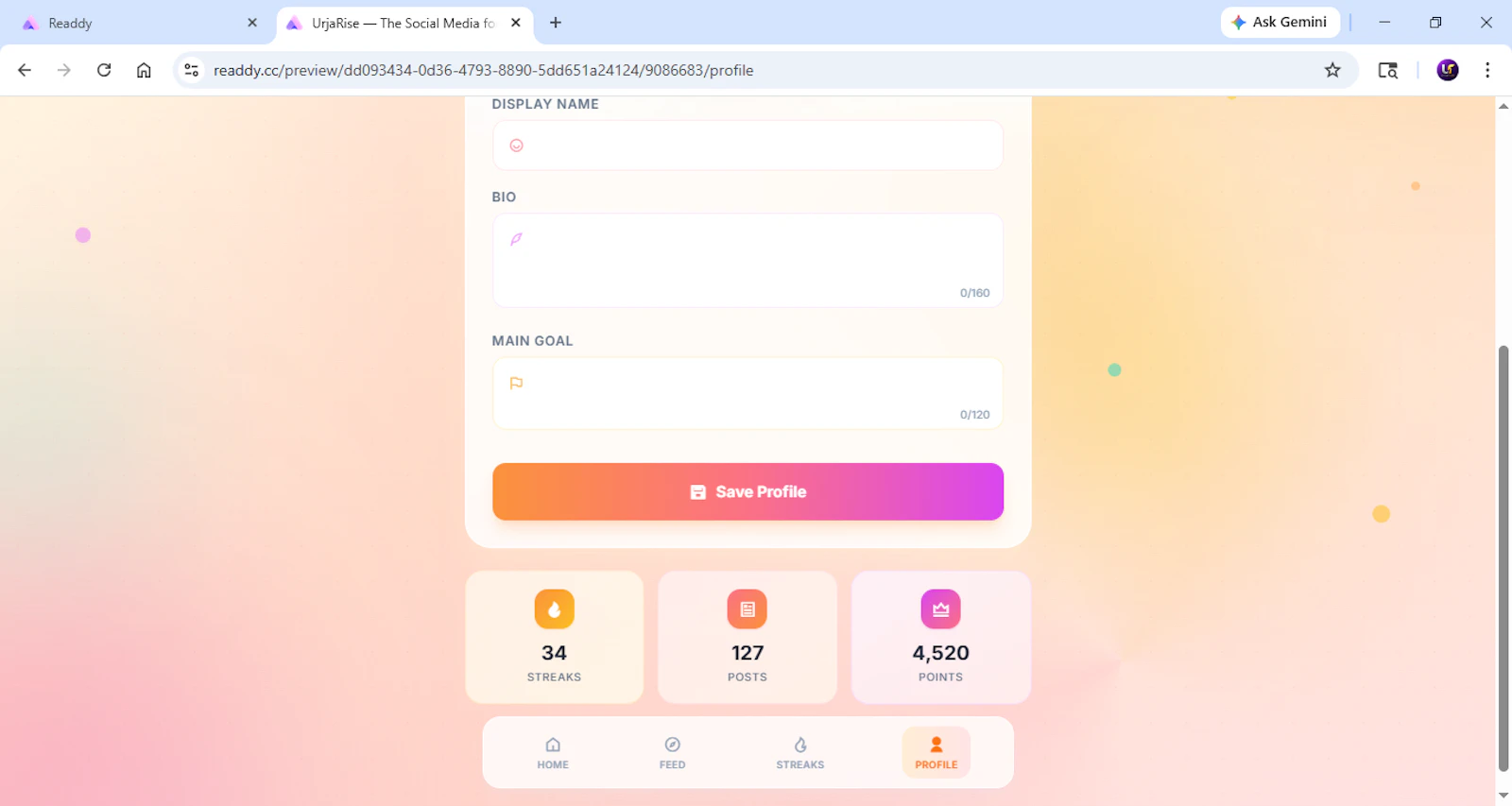 UrjaRise screenshot 2