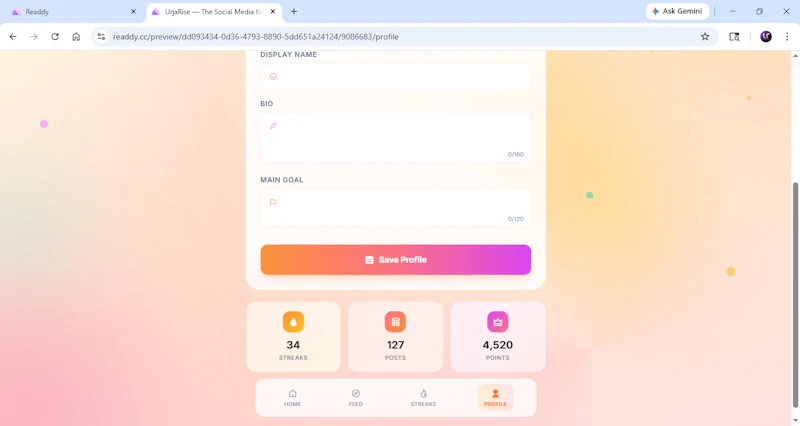 UrjaRise screenshot 2