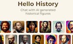 Hello History: AI ChatBot image