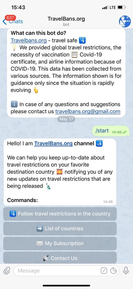 Travelbans gallery image