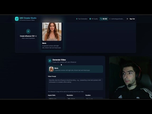 AI Influencer gallery image