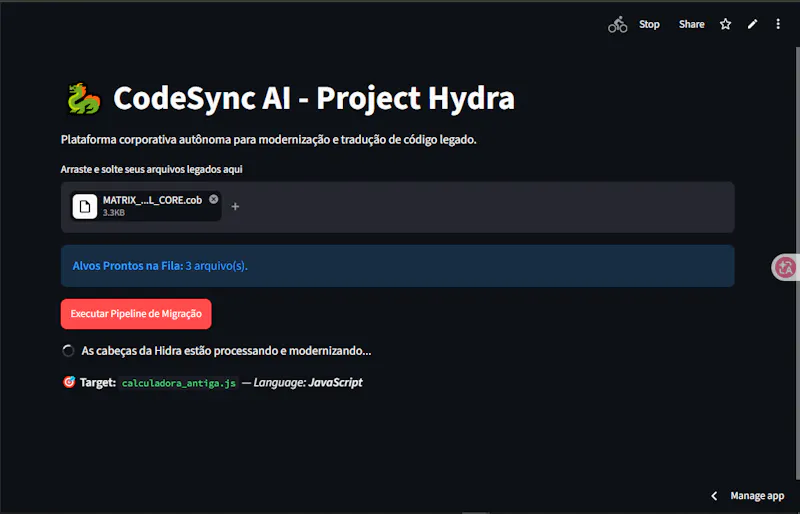 CodeSync Hydra screenshot 3