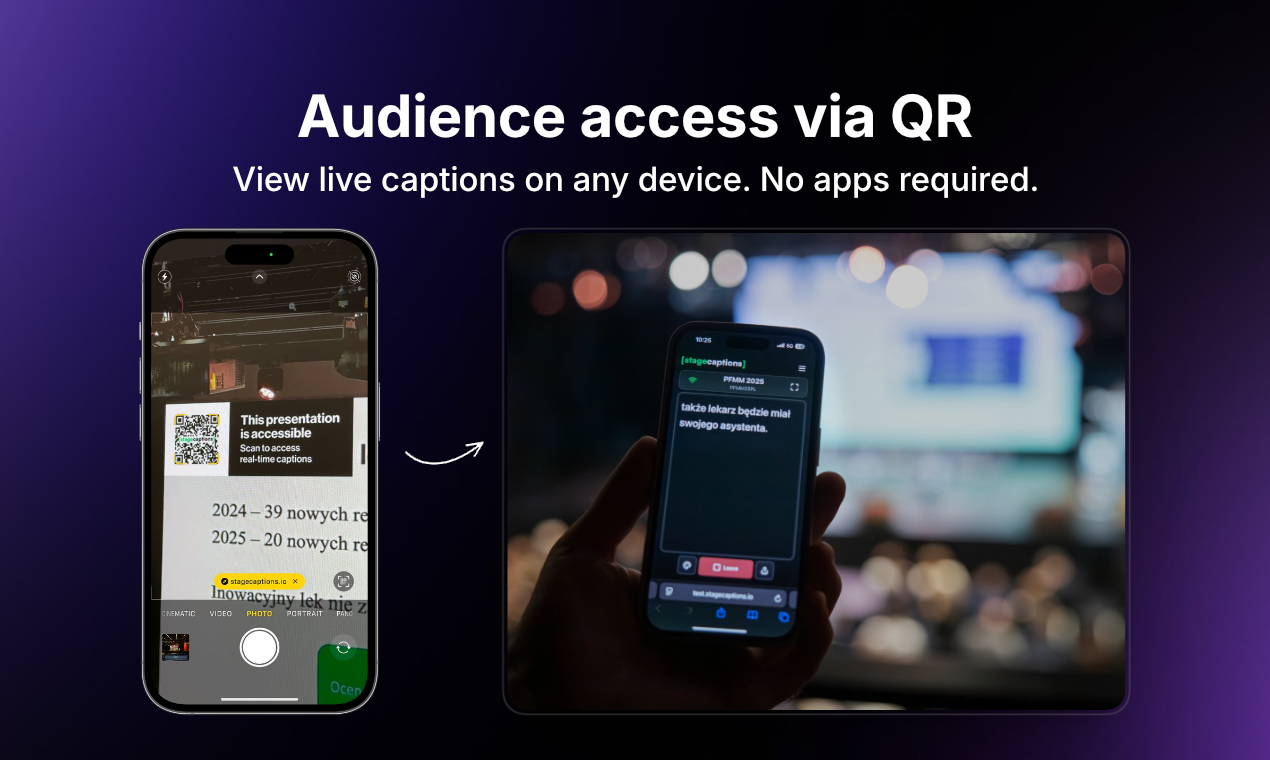 stagecaptions.io - Screenshot 4 showing product features and functionality