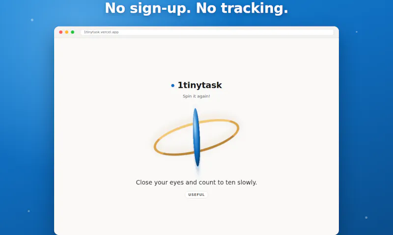 1tinytask screenshot 1