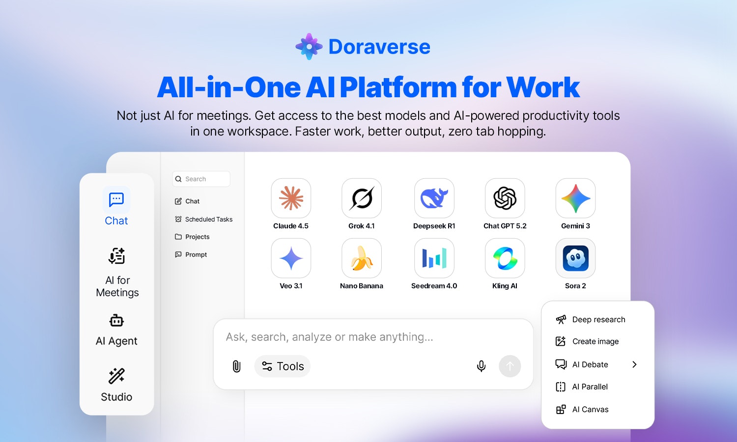 Doraverse's All-in-One AI for Meetings gallery image