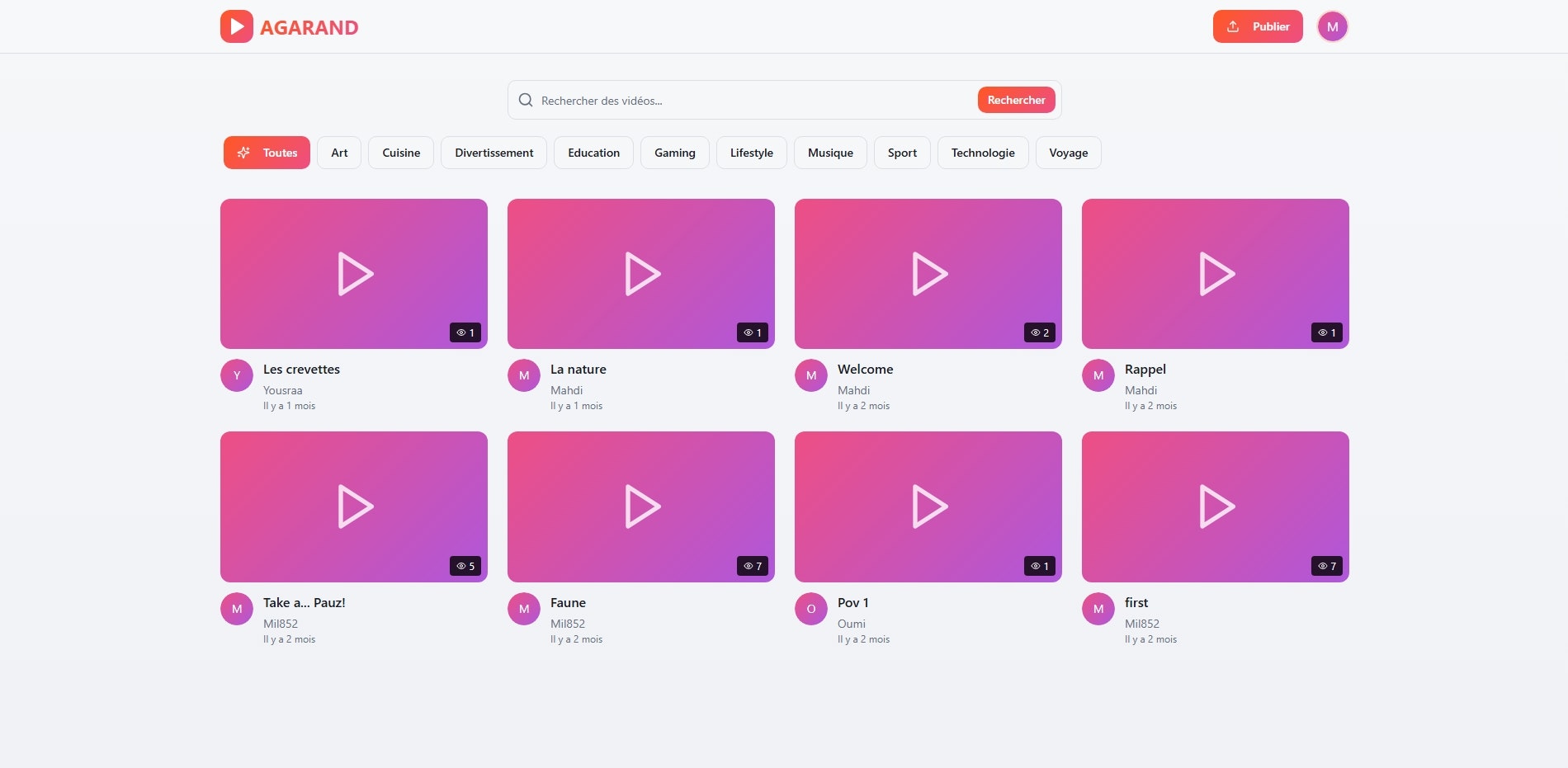 Agarand Android App - Main product screenshot demonstrating key features and user interface