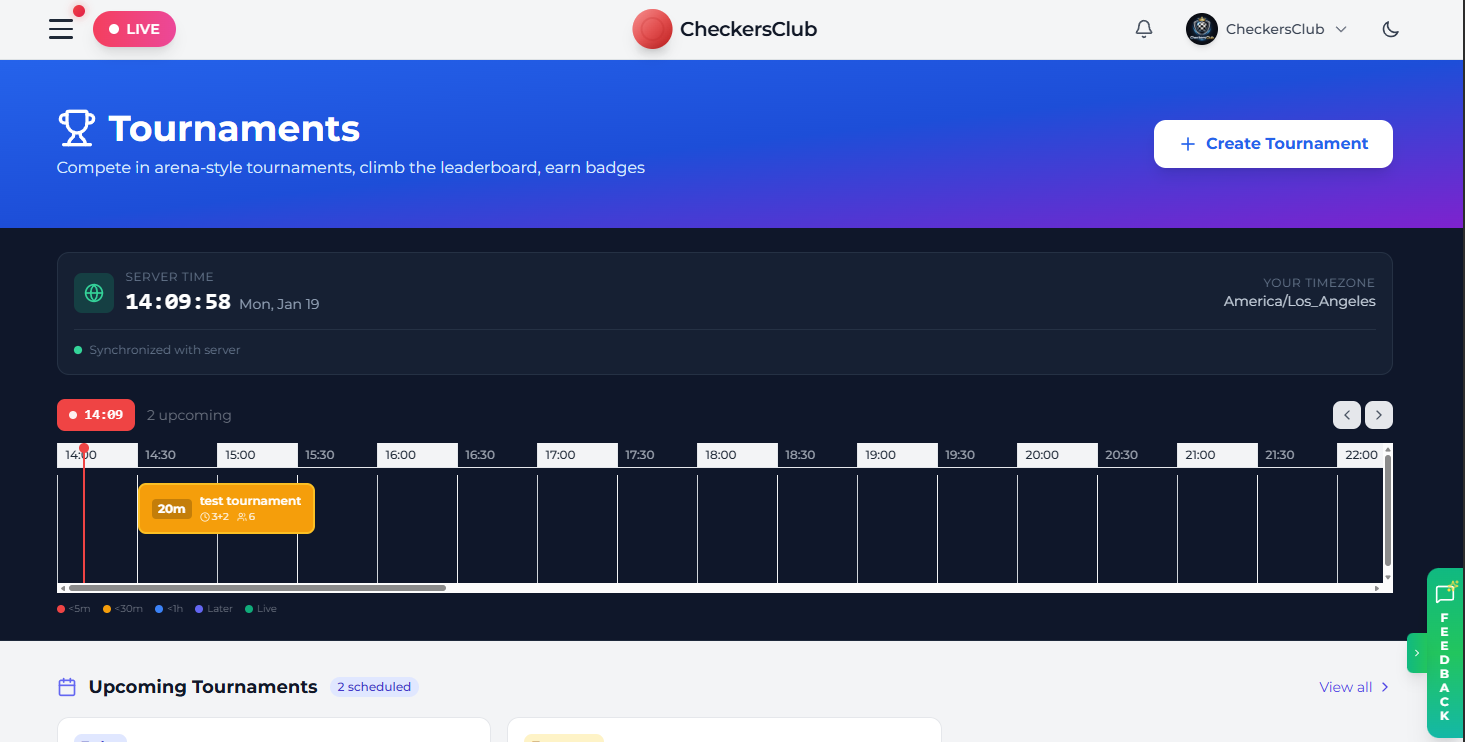 CheckersClub - Screenshot 2 showing product features and functionality