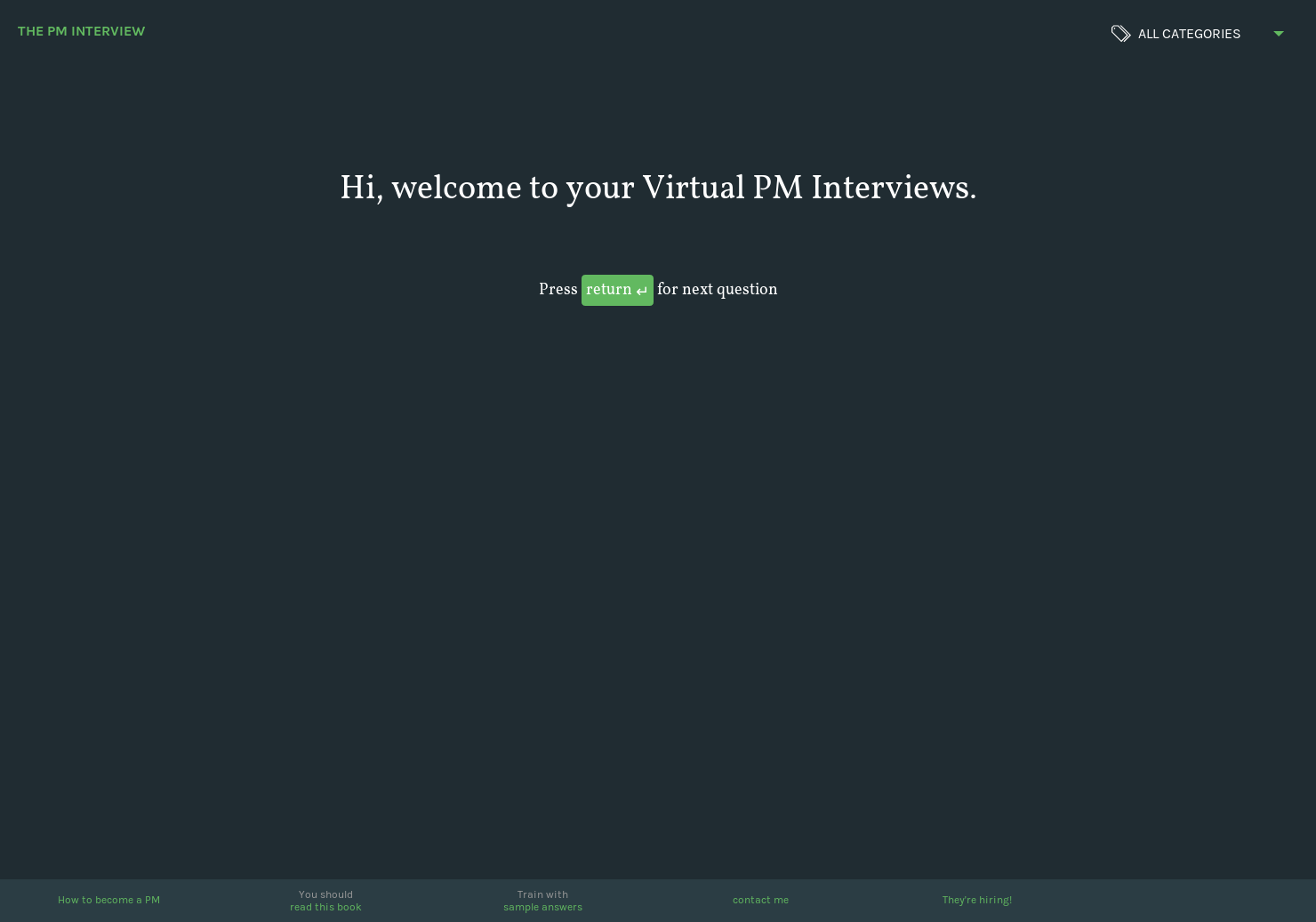 The PM Interview