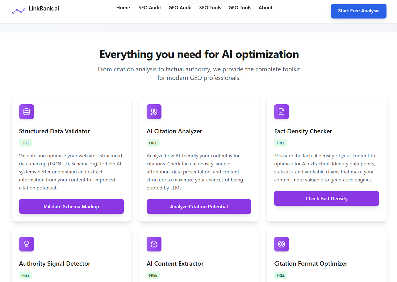 LinkRank.ai - The Complete Platform for SEO & AI Optimization media 3