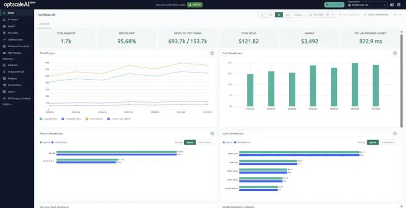 AI ROI & AI Governance Platform screenshot 1