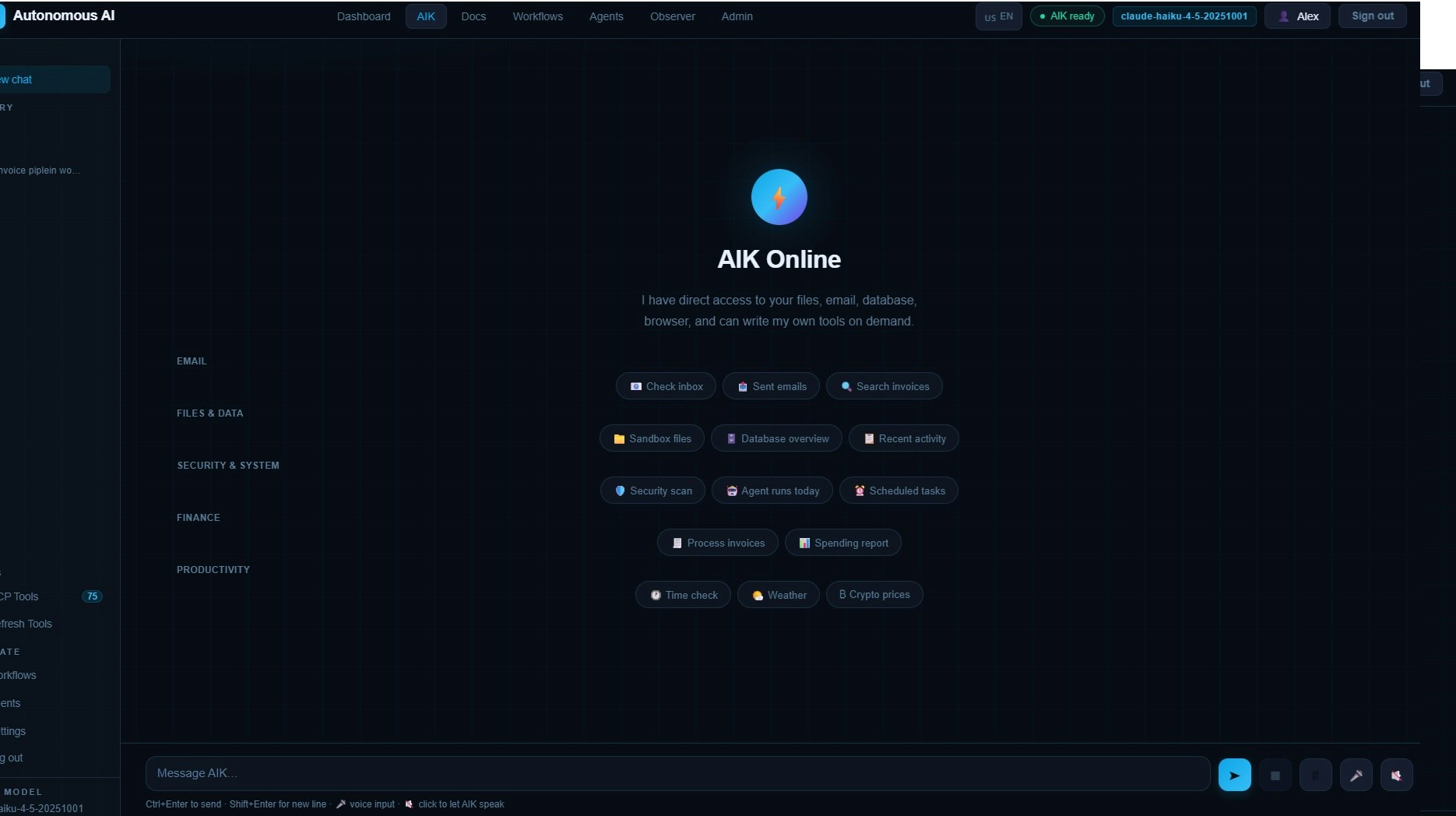 AI Agentic Automation Platform - AIK  gallery image