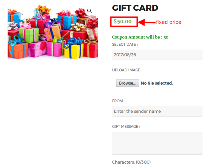 WooCommerce Ultimate Gift Card gallery image
