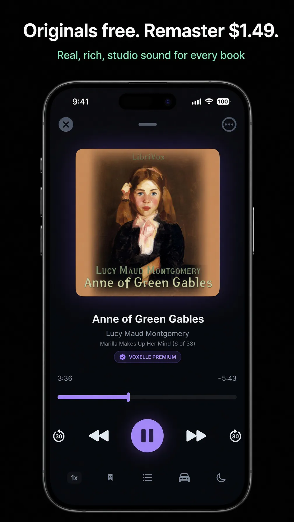 Voxelle - Librivox with premium audio gallery image