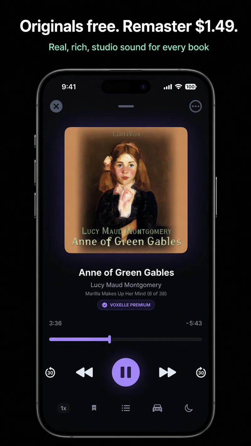 Voxelle - Librivox with premium audio screenshot 3