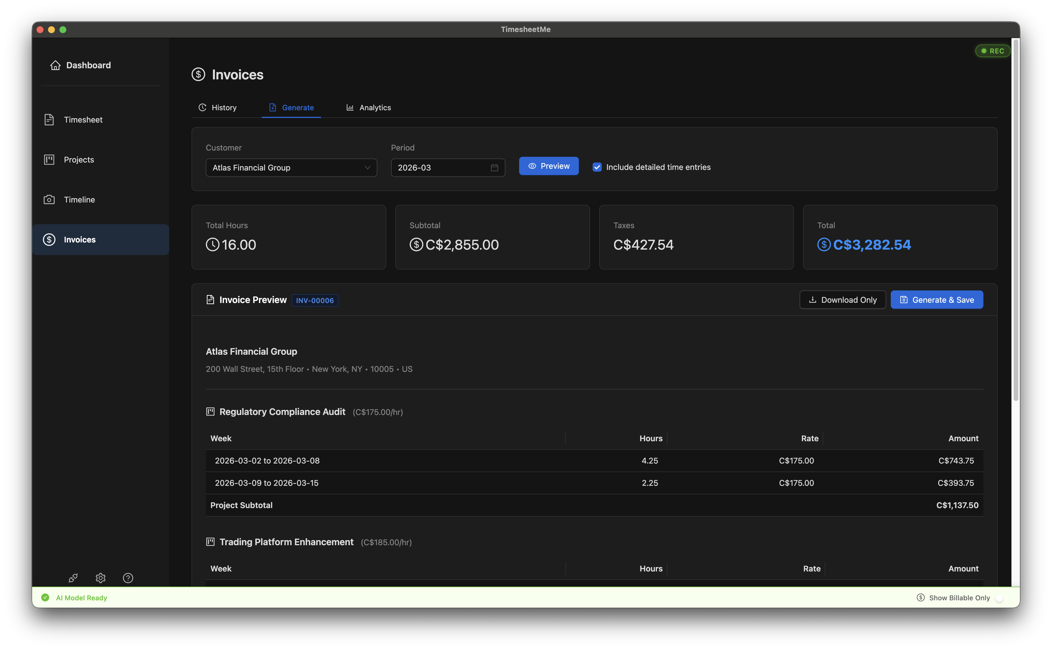 TimesheetMe gallery image