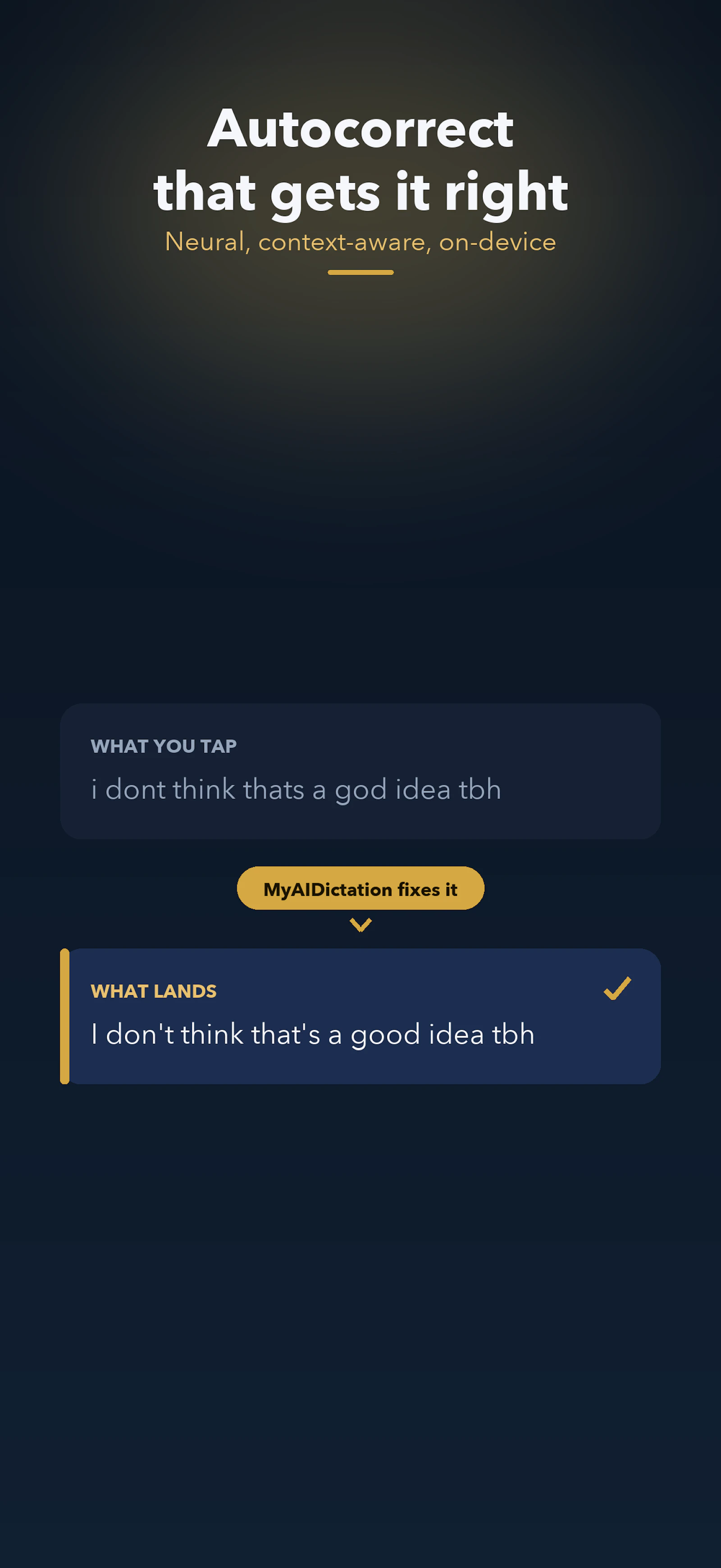 MyAIDictation screenshot 2