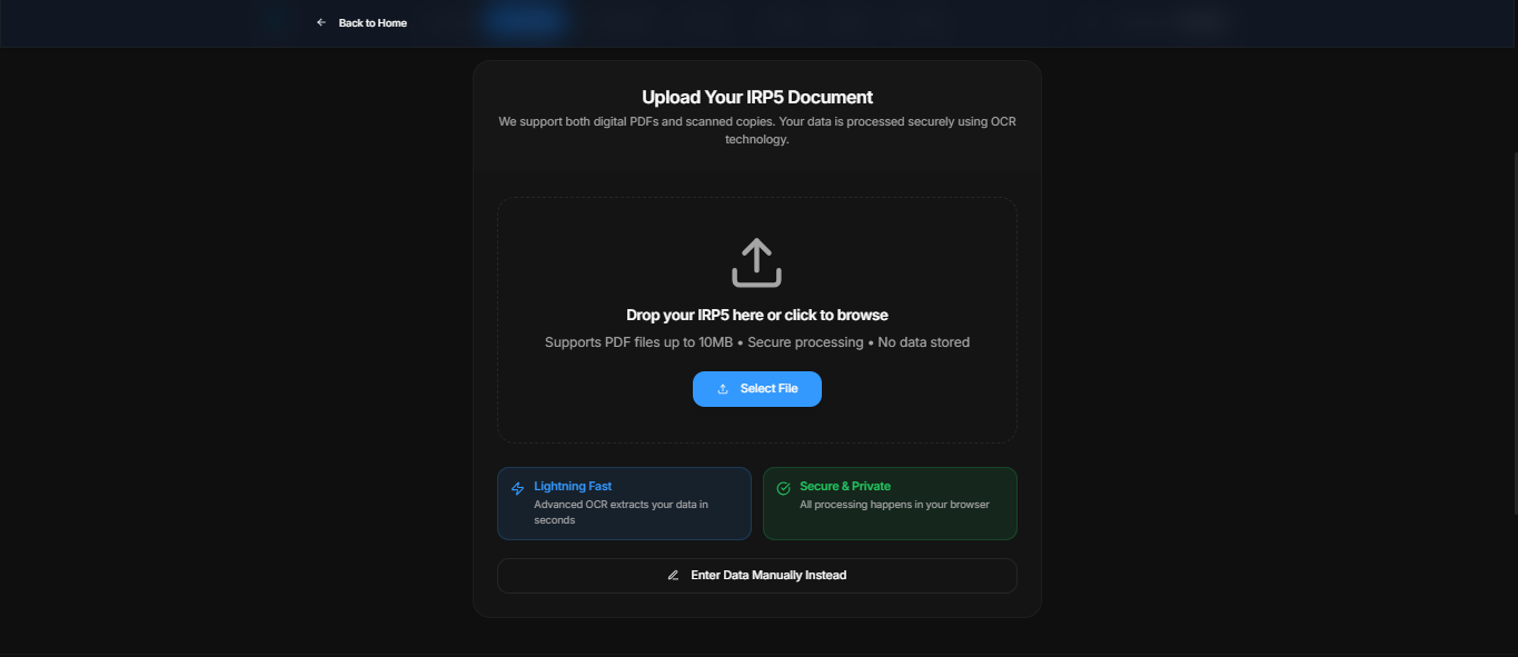 Taxfy screenshot 2