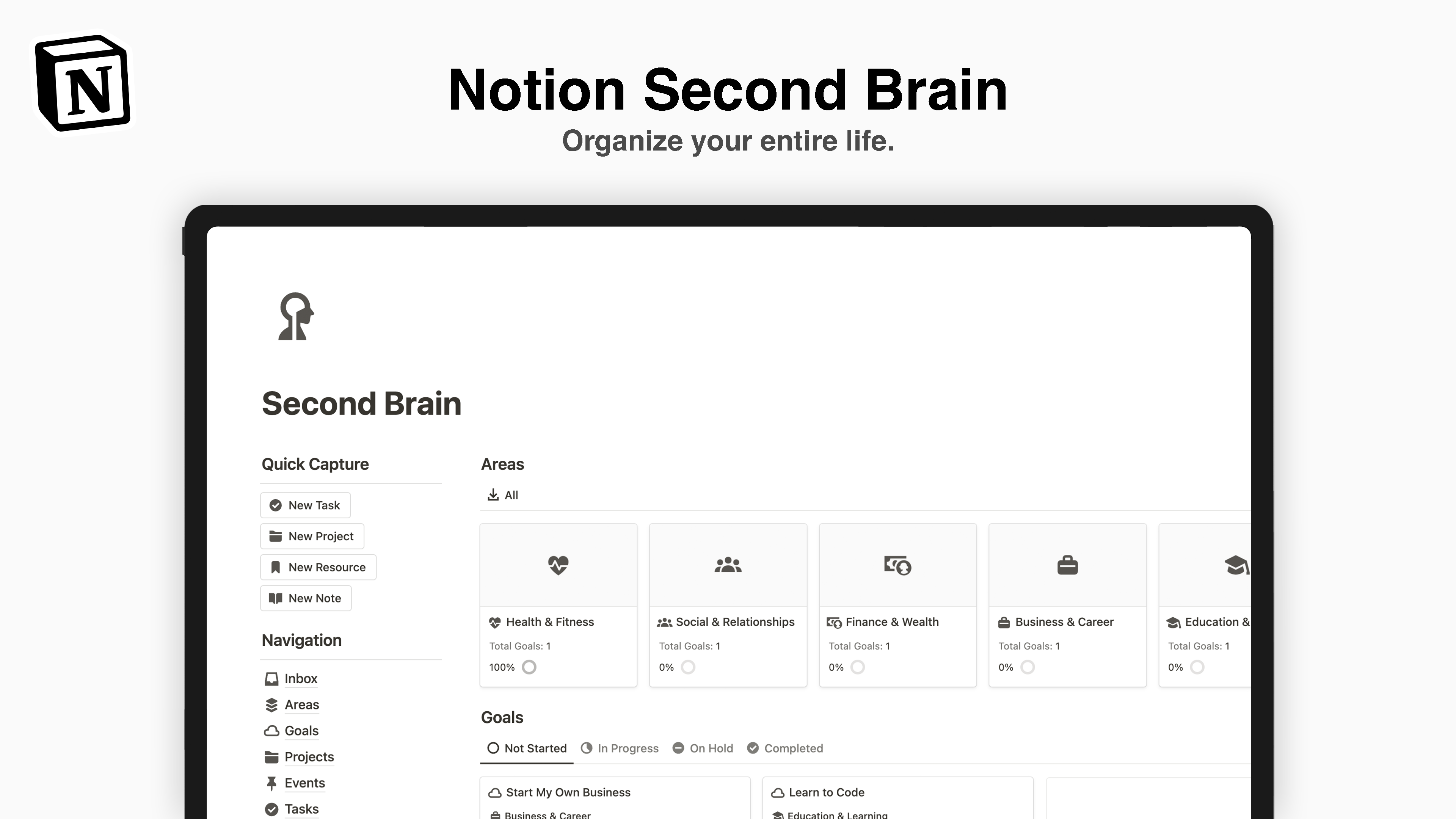 Notion Second Brain gallery image