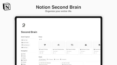 Notion Second Brain gallery image