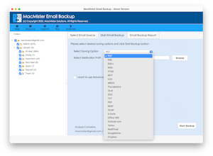 MacMister Email Backup for Mac Tool gallery image