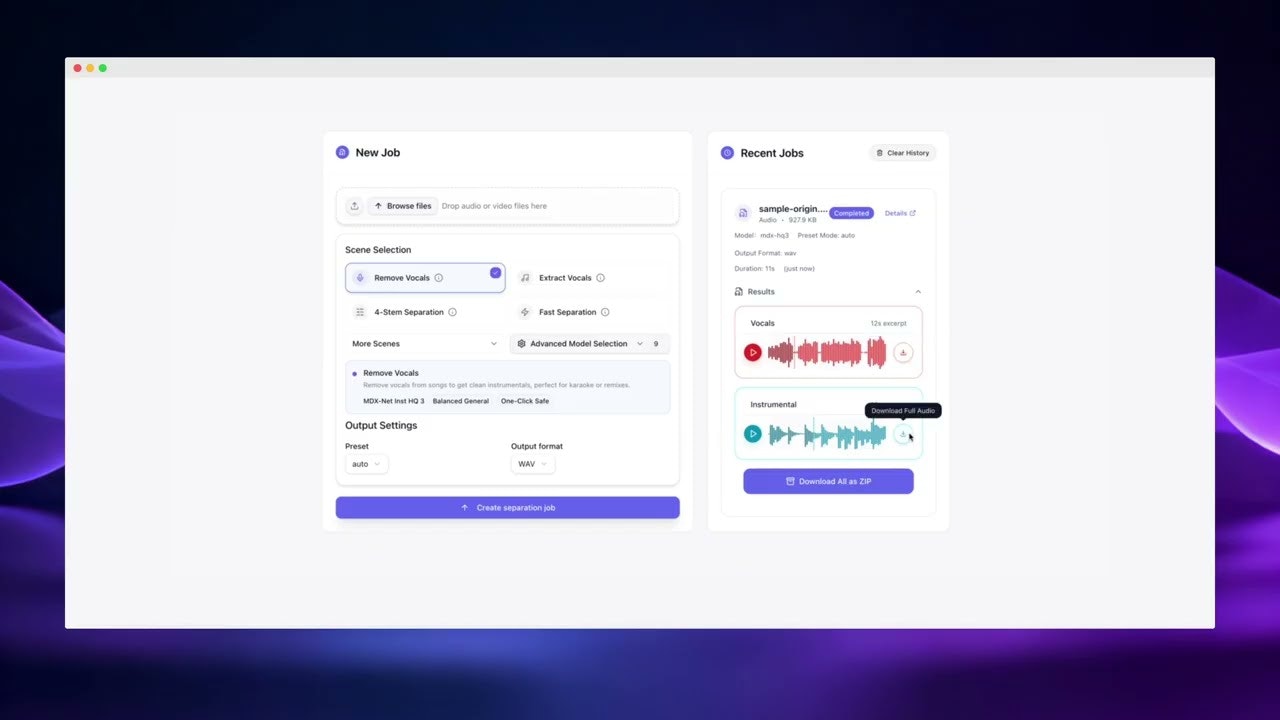 UVR Online (Vocal Remover ) gallery image