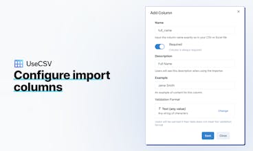 UseCSV gallery image