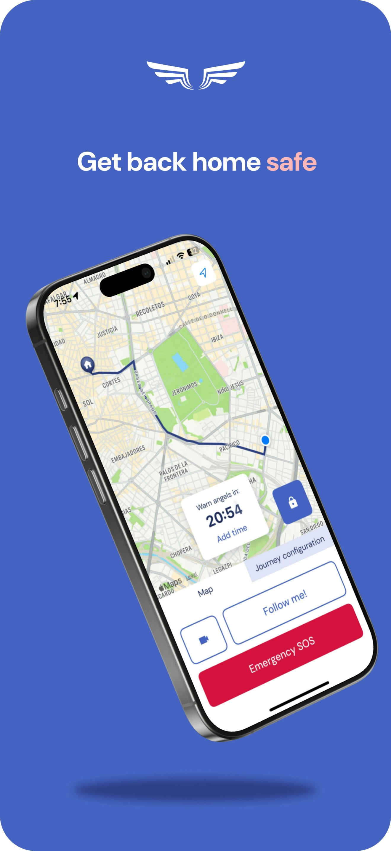 Soter App - Я построил приложение, чтобы почувствовать себя более безопасной, прогуливаясь домой ночью (iOS) медиа 2