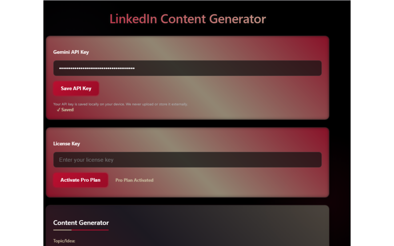Extensión AI del generador de contenido de LinkedIn - Crea poderosas publicaciones de LinkedIn en segundos. media 13