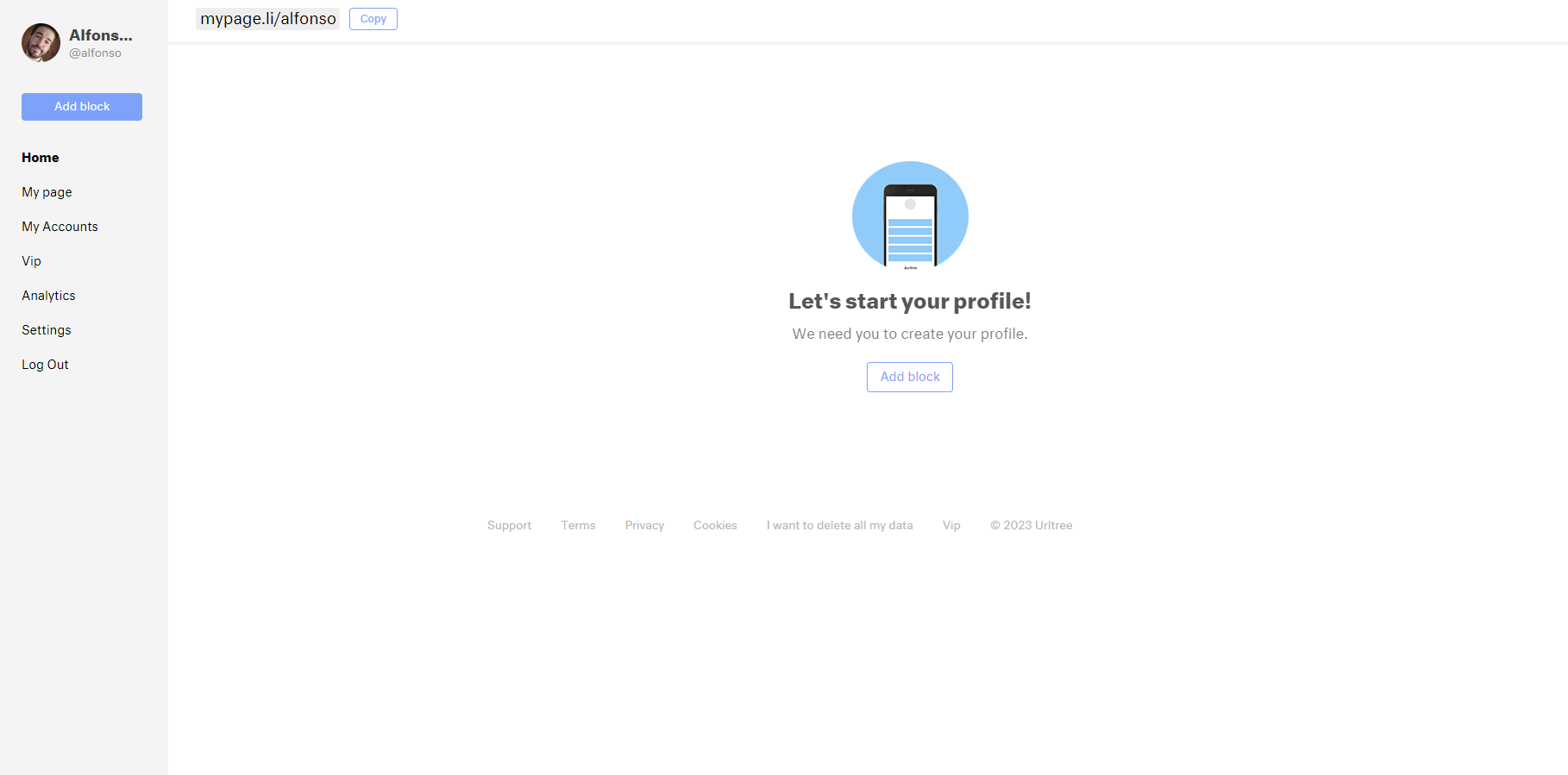 MyPage de Urlere media 1