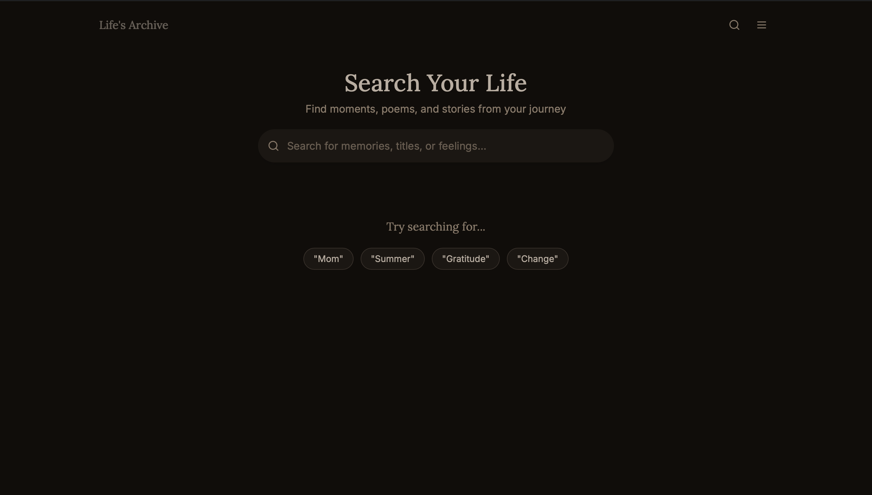 Life's Archive gallery image