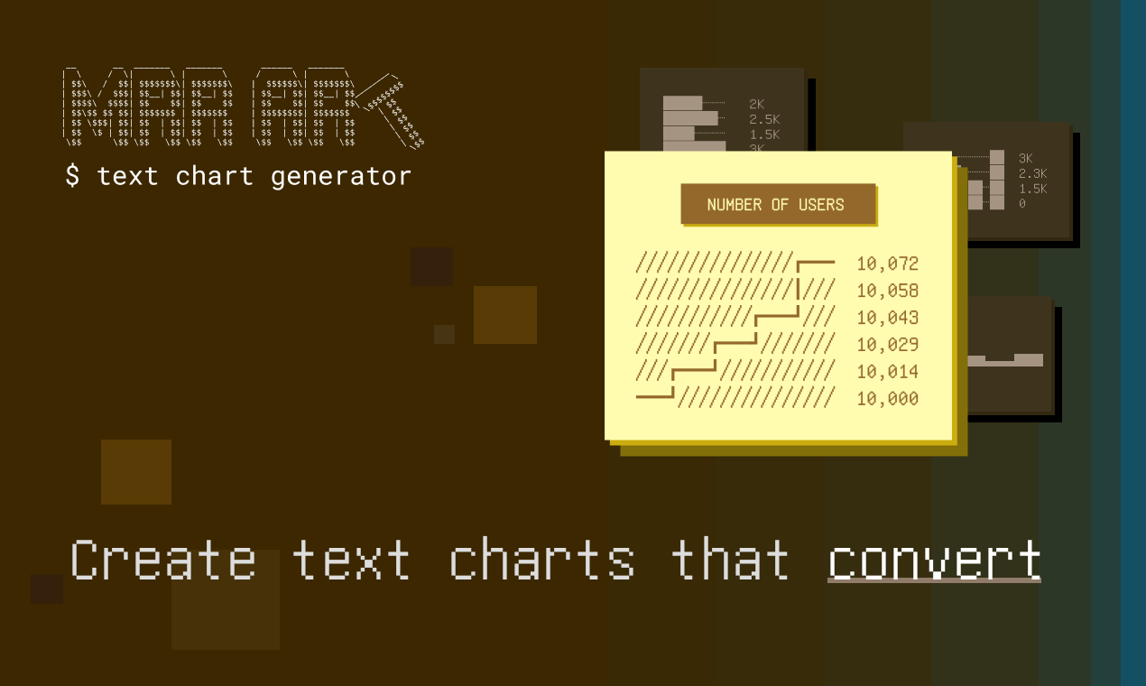 Mrrart Pro - Создайте красивые текстовые диаграммы (ASCII) из ваших данных медиа 2
