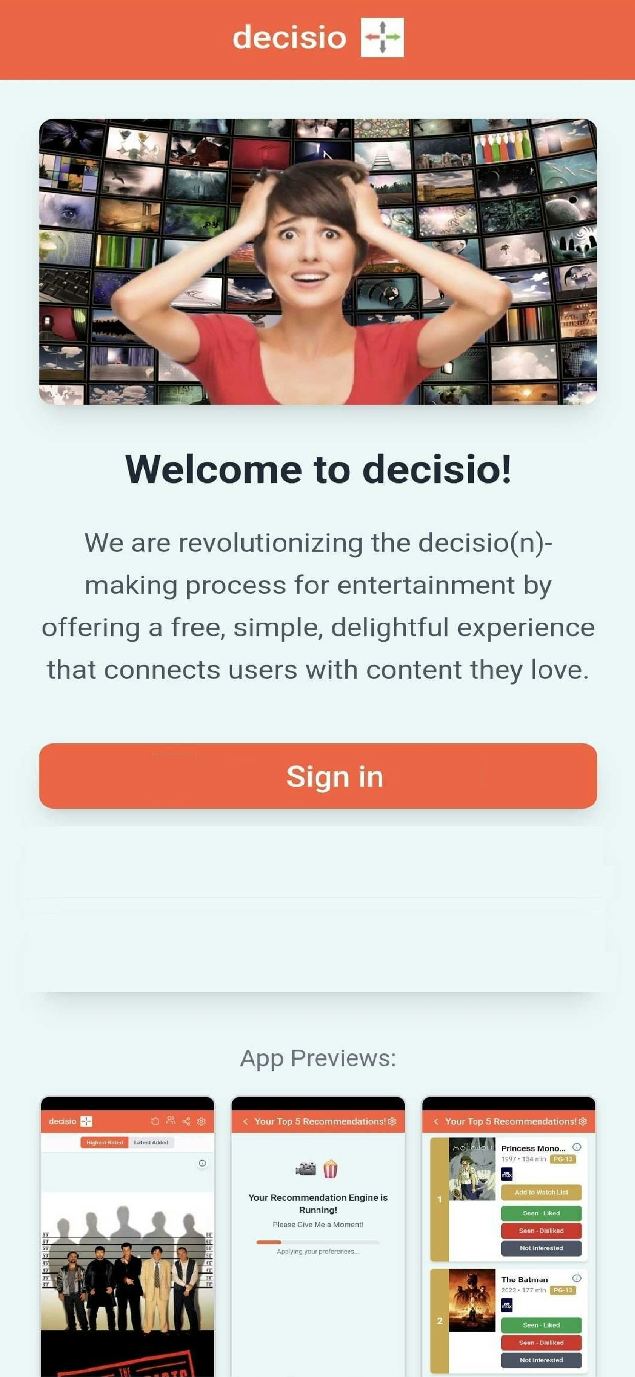 Media keputusan - Tinder untuk hiburan 3