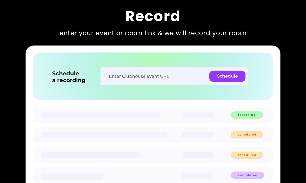 Backstage for Clubhouse gallery image