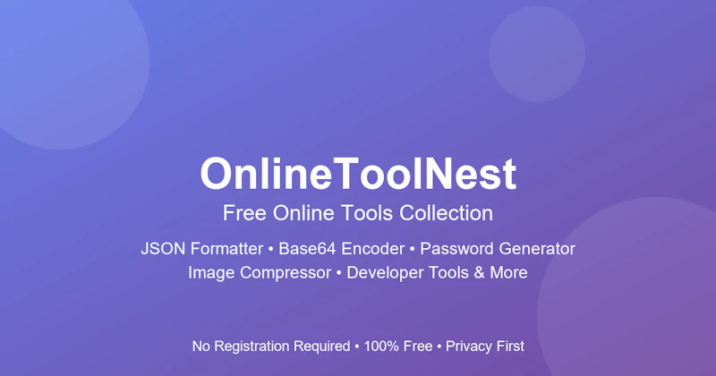 OnlineToolNest screenshot 2