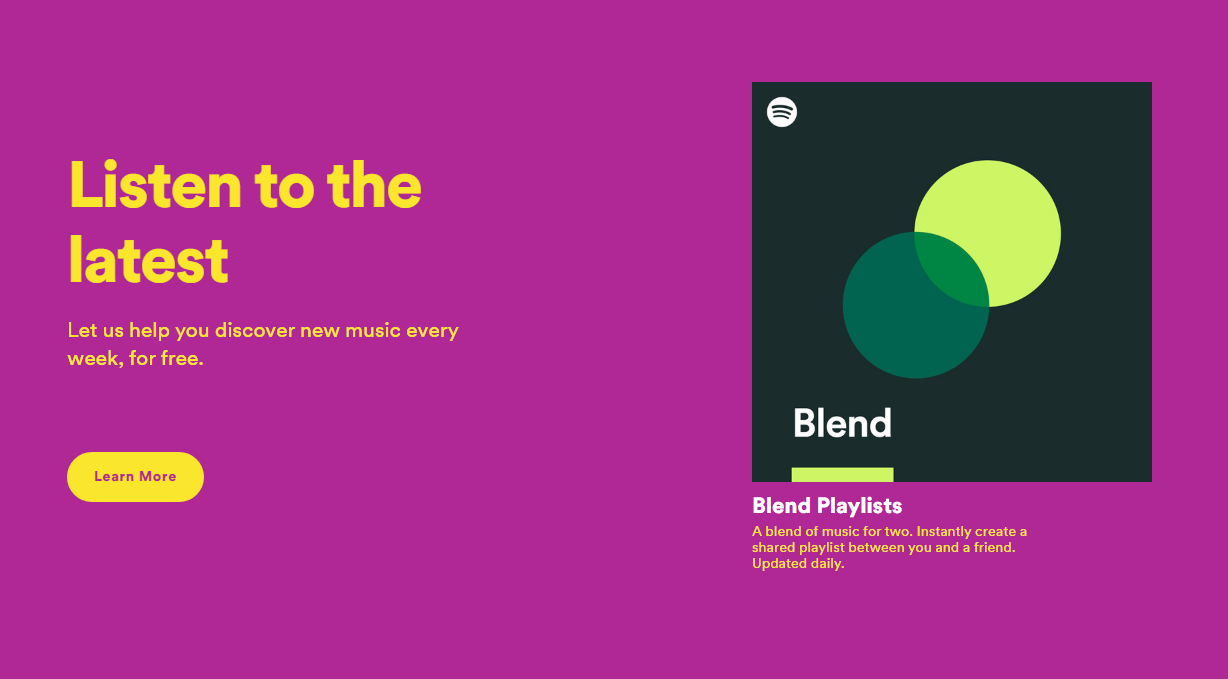 Spotify Blend media 1