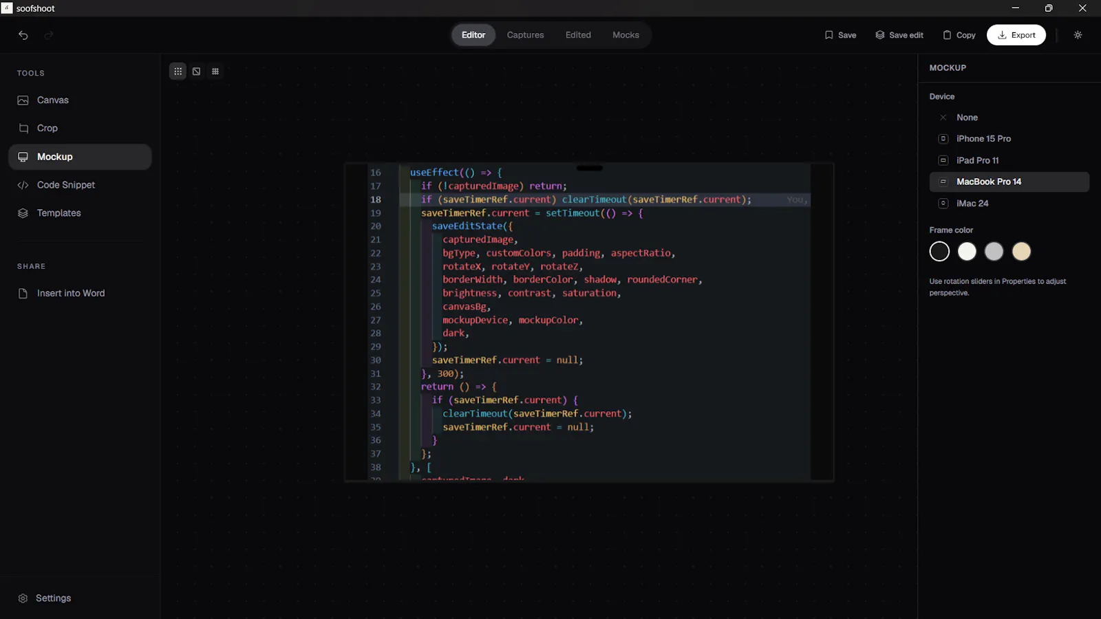 soofShoot - capture and edit screenshot 4