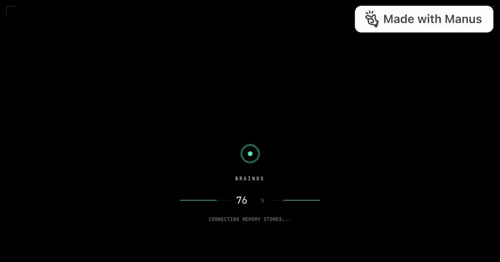 BrainOS Website screenshot 1