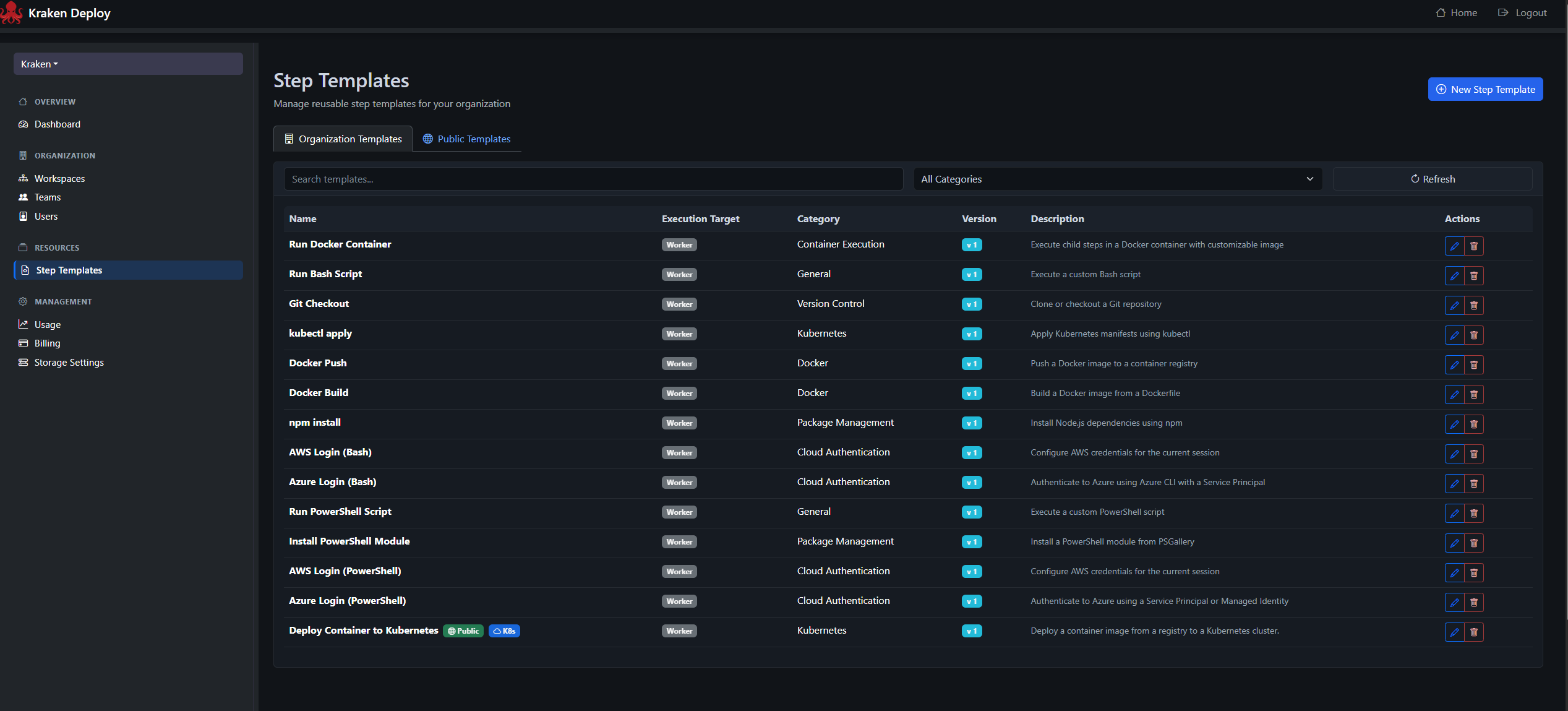Kraken Deploy gallery image