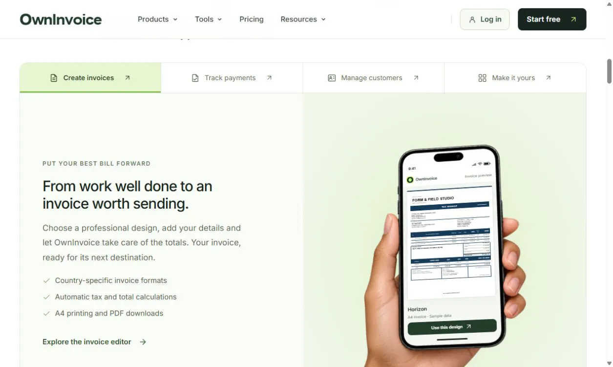 OwnInvoice gallery image