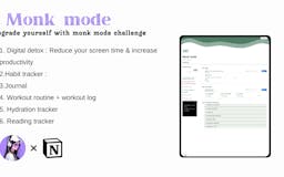 Monk mode challenge  media 1