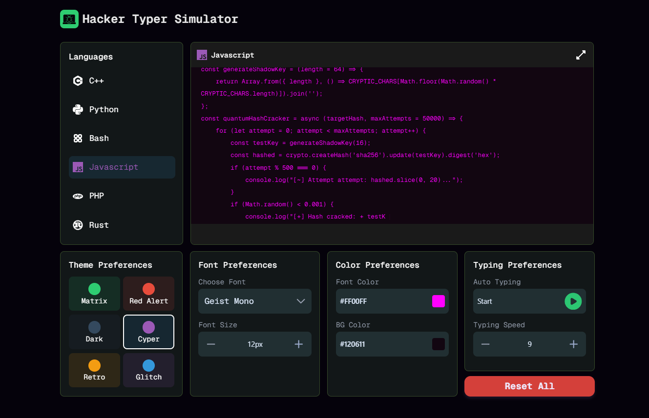 Hacker Typen Simulator Medien 4