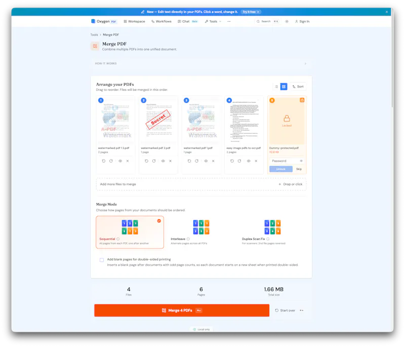 OxygenPDF screenshot 4