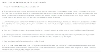 PoWHCoin gallery image