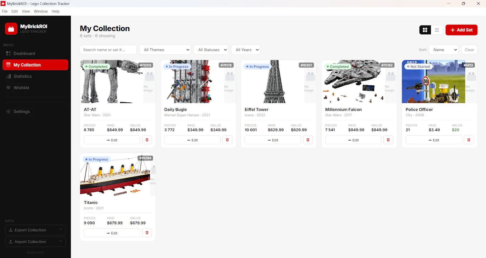 MyBrickROI screenshot 2