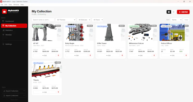 MyBrickROI screenshot 2