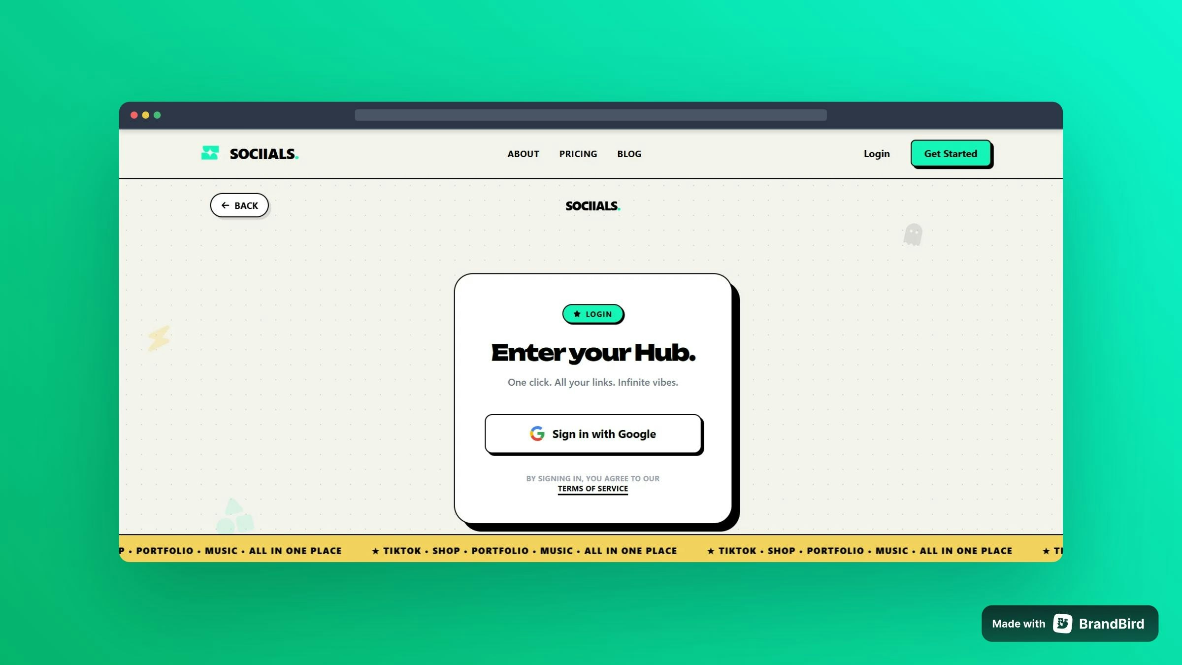 Sociials - Modern Link-in-Bio Tool - Screenshot 4 showing product features and functionality