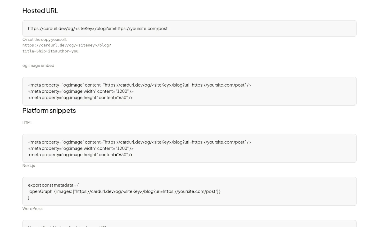 CardURL screenshot 4